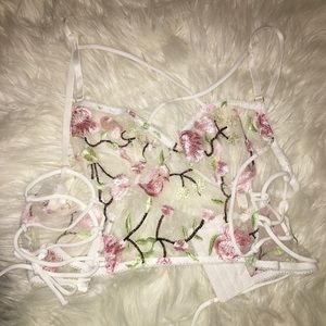 Floral bralette top